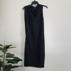 Max Mara made in Italy dress, midi dress, ruching, draping, shift dress, size 44
